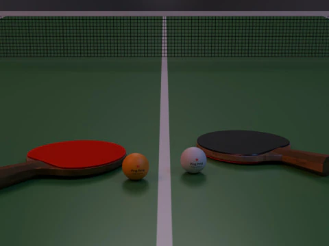 Table Tenis 3D Model