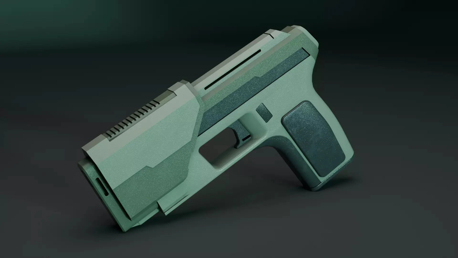 Sci Fi Weapon 3D Model .c4d .max .obj .3ds .fbx .stl .blend