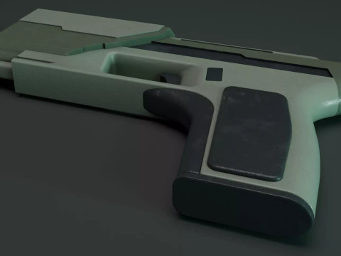 Senjata Fiksi Ilmiah Model 3D