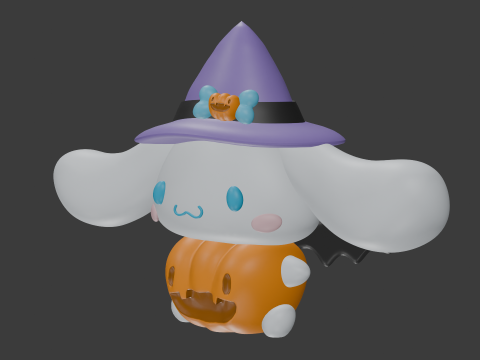 Cinnamoroll Sanrio X Halloween 3D 打印模型