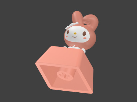 My Melody Keycap 3D 打印模型