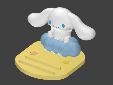 Cinnamoroll Sanrio Phone Stand 3D Принт Модель