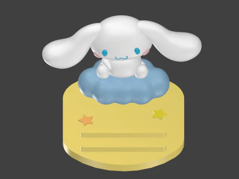 Cinnamoroll Sanrio Phone Stand 3D Print Model