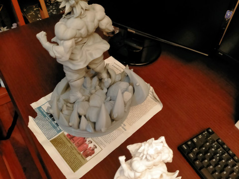 BROLY DRAGON BALL 3D print model Modello di stampa 3D