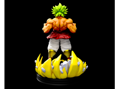 BROLY DRAGON BALL 3D print model Modello di stampa 3D
