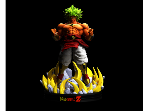 BROLY DRAGON BALL 3D print model Modello di stampa 3D
