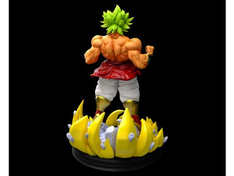 BROLY DRAGON BALL 3D print model Modello di stampa 3D