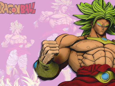 BROLY DRAGON BALL 3D print model 3D-Druckmodell