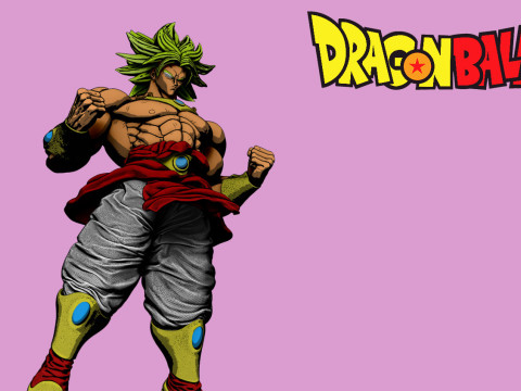 BROLY DRAGON BALL 3D print model Modello di stampa 3D