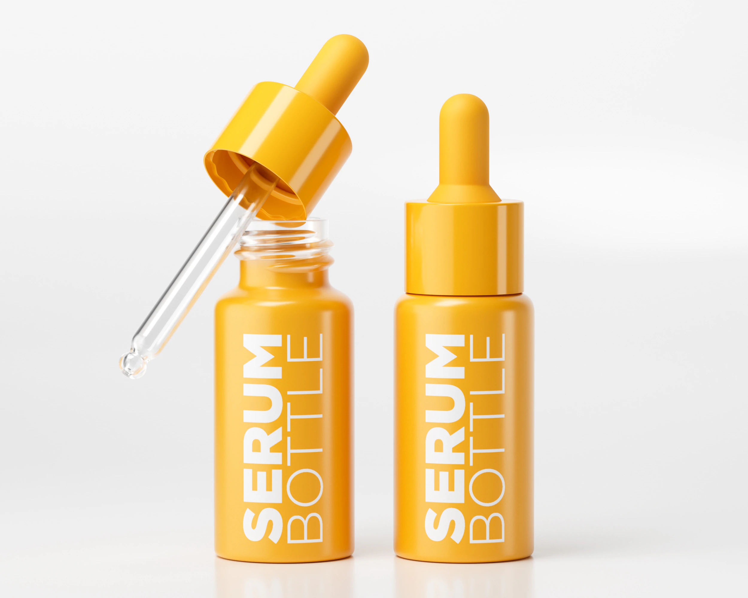Serum bottle 20ml 3D Model .c4d .max .obj .3ds .fbx .stl .blend 