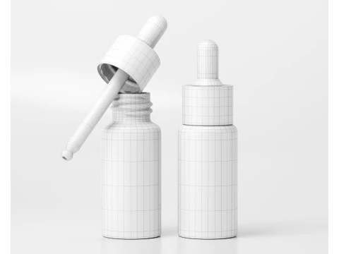 Serum bottle 20ml 3D Model