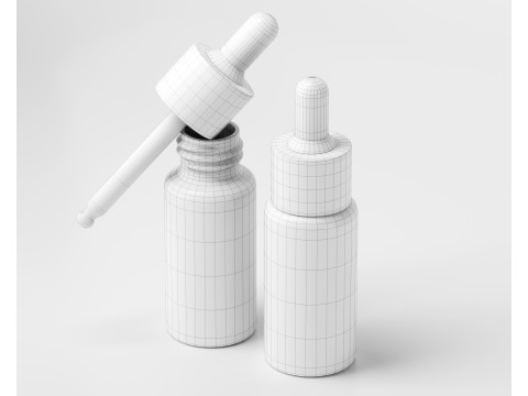 Serum bottle 20ml 3D 모델