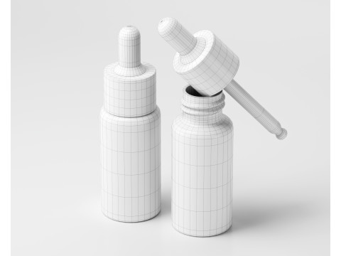 Serum bottle 20ml 3D 모델