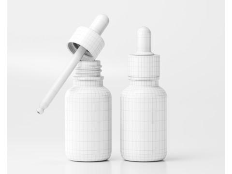 Serum bottle v2 30ml 3D मॉडल