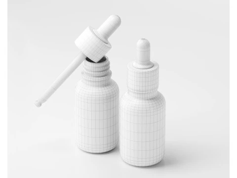 Serum bottle v2 30ml 3D Model