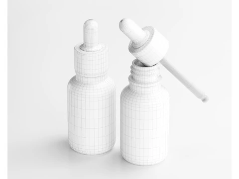 Serum bottle v2 30ml 3D Model