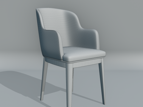 A chair for rooms and offices Modèle 3D