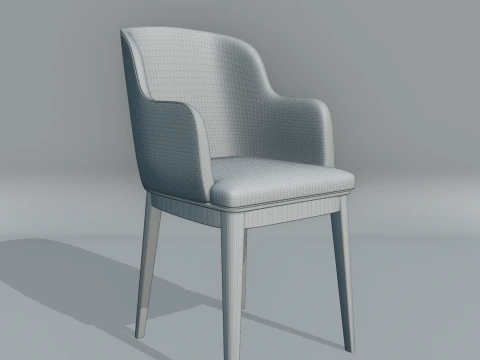 A chair for rooms and offices 3D Model