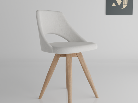 A chair for rooms and offices 3D Model