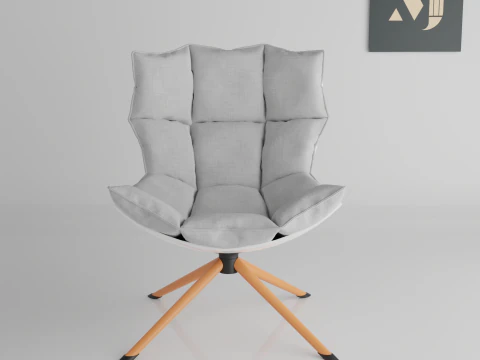 A chair for rooms and offices 3D Model