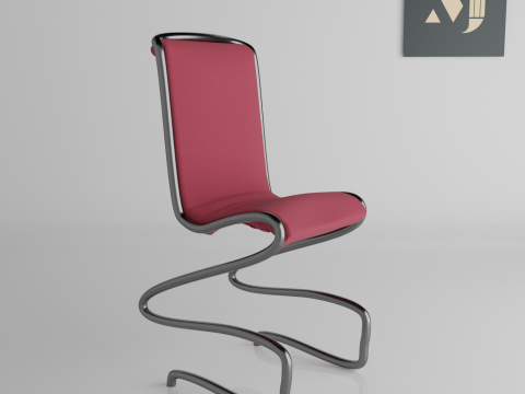 A chair for rooms and offices 3D Model