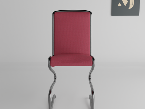 A chair for rooms and offices 3D-Modell
