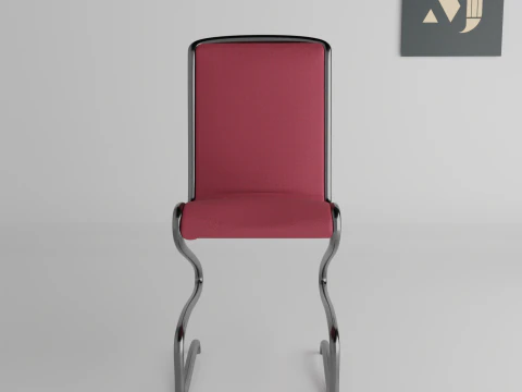 A chair for rooms and offices 3D Model