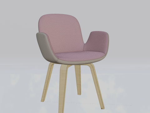 A chair for rooms and offices 3Dモデル