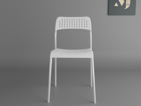 A chair for rooms and offices 3D Model