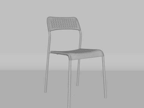 A chair for rooms and offices 3D Model