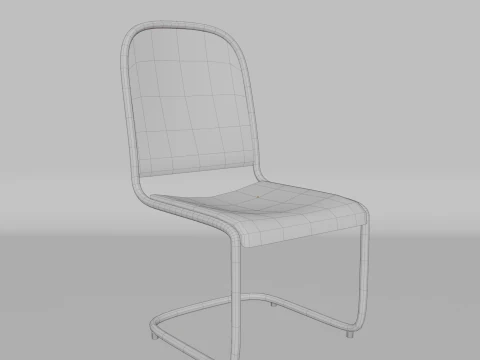 A chair for rooms and offices 3D Model
