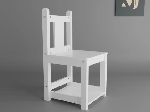 部屋やオフィス用の椅子 3Dモデル