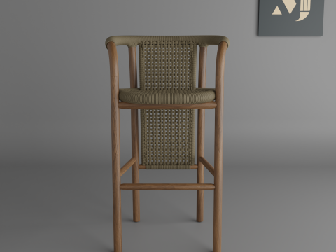 Basket chair Modelo 3D