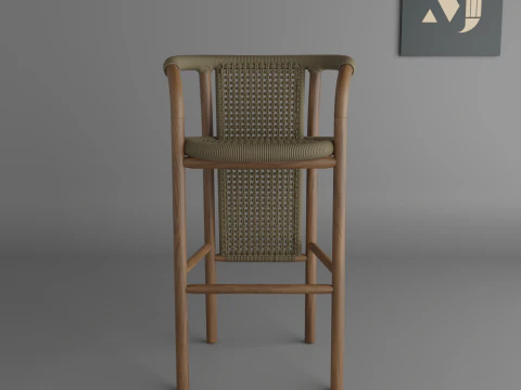 Basket chair 3D Model