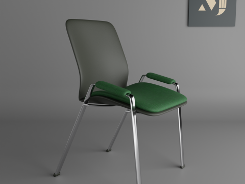 A chair for rooms and offices 3D Model