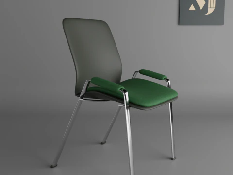 部屋やオフィス用の椅子 3Dモデル