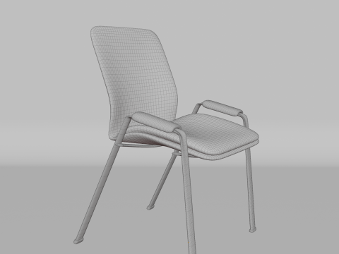 A chair for rooms and offices Model 3D