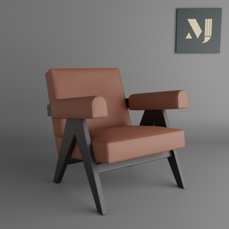 Room and office chair Modelo 3D .c4d .max .obj .3ds .fbx .stl .blend