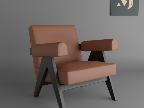 Room and office chair 3D Model