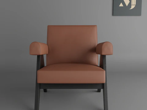 Room and office chair 3D Model