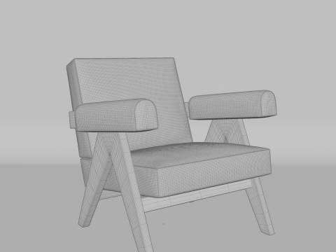 Room and office chair Modelo 3D