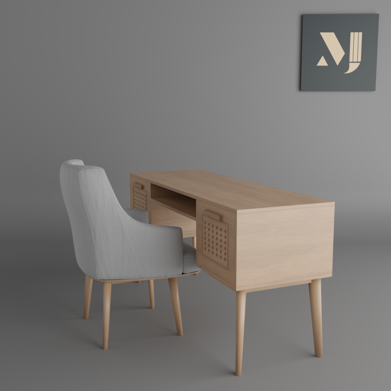 Room and office table and chair 3D 模型 .c4d .max .obj .3ds .fbx .stl .blend 
