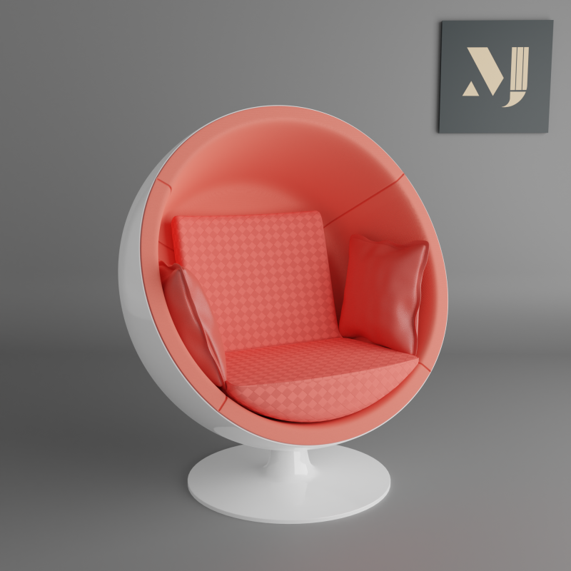 Modern room and office chair Modèle 3D .c4d .max .obj .3ds .fbx .stl .blend 