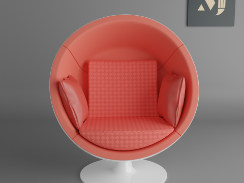 Modern room and office chair Modèle 3D