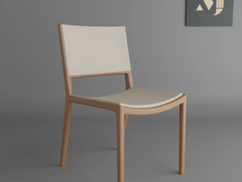 Modern room and office chair 3D Model