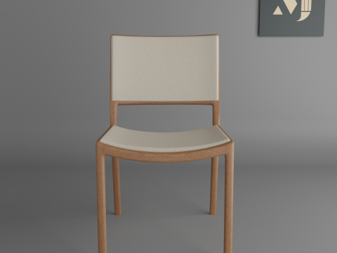 Modern room and office chair 3D 모델