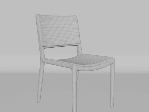 Modern room and office chair 3D Model