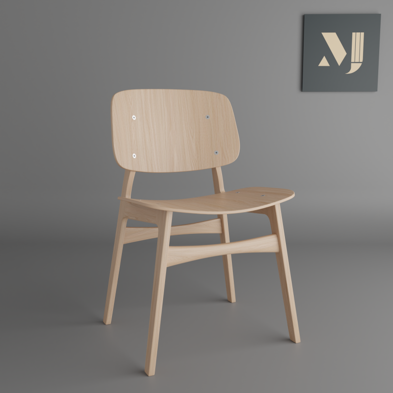 Office and home board chair Modelo 3D .c4d .max .obj .3ds .fbx .stl .blend 
