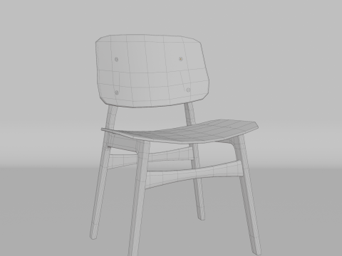 Office and home board chair Modelo 3D