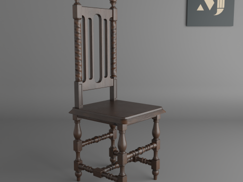 Throne 3D Model